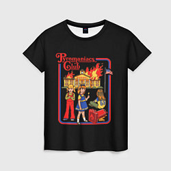 Женская футболка Игра со спичками - клуб пироманов