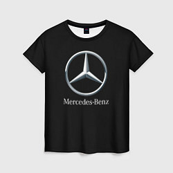 Женская футболка Mercedes-benz sport auto