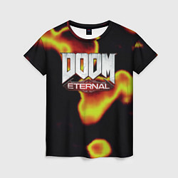 Женская футболка Doom eternal mars