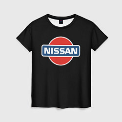 Женская футболка Nissan auto