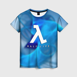 Женская футболка Half life blue storm