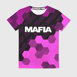 Женская футболка Mafia pro gaming: символ сверху