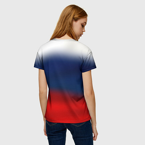 Женская футболка Символика России герб / 3D-принт – фото 4