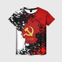 Женская футболка Назад в СССР