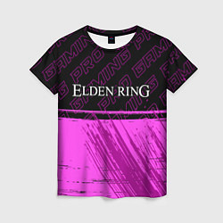 Женская футболка Elden Ring pro gaming: символ сверху