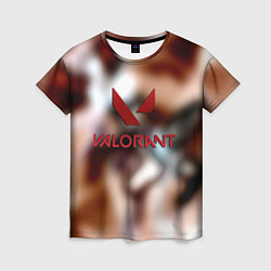 Женская футболка Valorant riot games