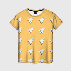 Женская футболка Летящие привидения - хэллоуин