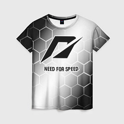Женская футболка Need for Speed glitch на светлом фоне