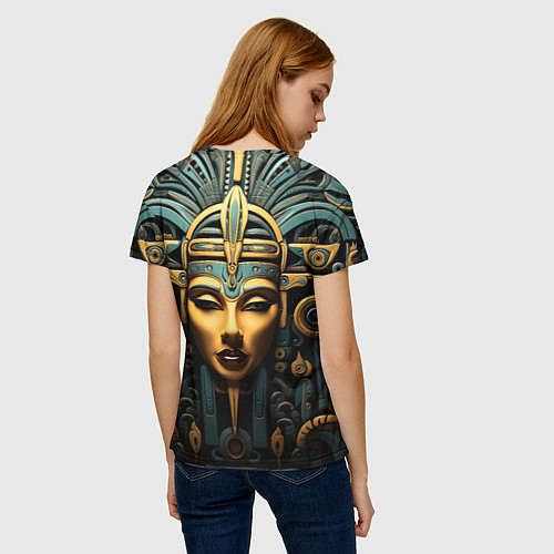 Женская футболка Египетские фараоны / 3D-принт – фото 4