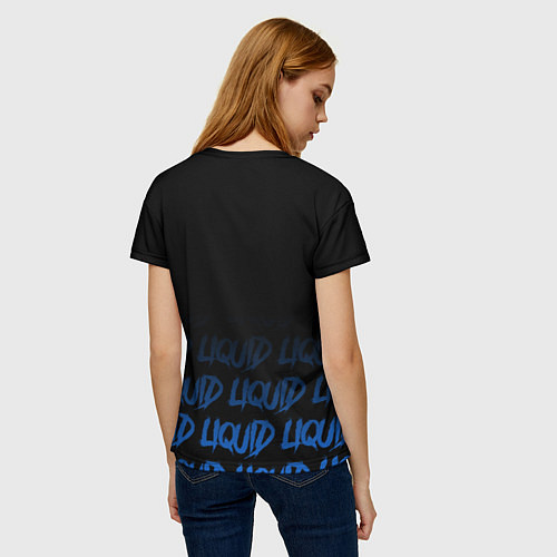 Женская футболка Team Liquid style / 3D-принт – фото 4