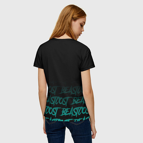 Женская футболка Beastcoast / 3D-принт – фото 4
