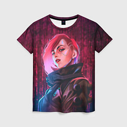Женская футболка Cyberpunk 2077 Phantom Liberty