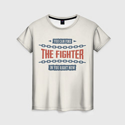 Женская футболка The fighter