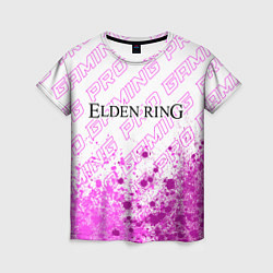 Женская футболка Elden Ring pro gaming посередине