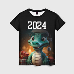 Женская футболка Новый год 2024 символ года