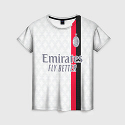 Женская футболка ФК Милан форма 23-24 гостевая