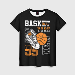 Женская футболка Basketball New York