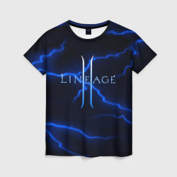 Женская футболка Lineage storm