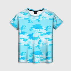 Женская футболка Абстракция стилизованное небо