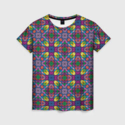 Женская футболка Стеклянная мозаика