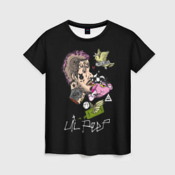 Женская футболка Lil Peep рэпер