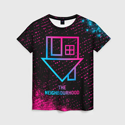 Женская футболка The Neighbourhood - neon gradient