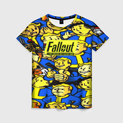 Женская футболка Fallout logo game