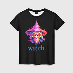 Женская футболка Cartoon witch