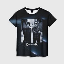 Футболка женская Depeche Mode - Мартин и Дэйв, цвет: 3D-принт