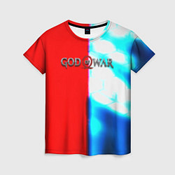 Женская футболка Бог войны броня