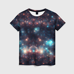Футболка женская Космический простор, цвет: 3D-принт