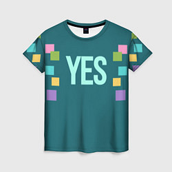 Женская футболка Yes