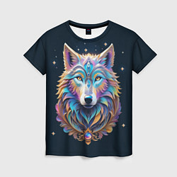 Женская футболка Звездный волк из далекой галактики