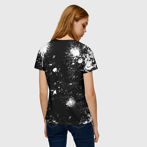 Женская футболка Король и шут - черно-белый / 3D-принт – фото 4
