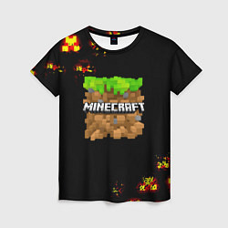 Женская футболка Minecraft mobile game story