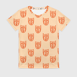 Футболка женская Drawn Tiger, цвет: 3D-принт