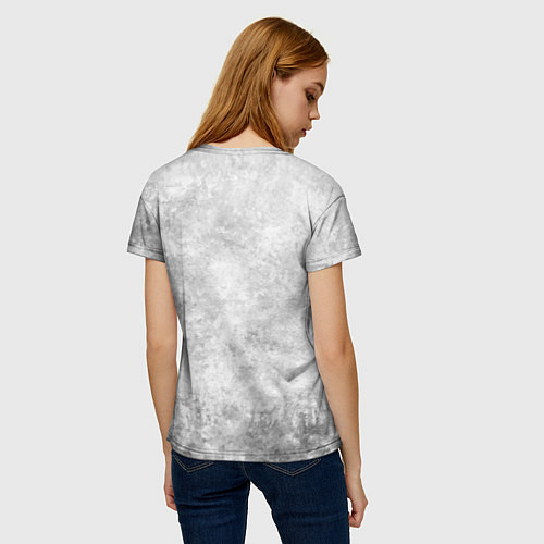 Женская футболка Texture - дикий секач / 3D-принт – фото 4