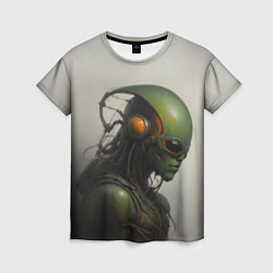 Женская футболка Инопланетный захватчик