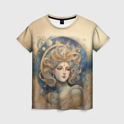 Женская футболка Ретро иллюстрация богини