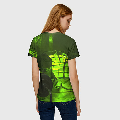 Женская футболка STALKER 2 капсулы осознания / 3D-принт – фото 4