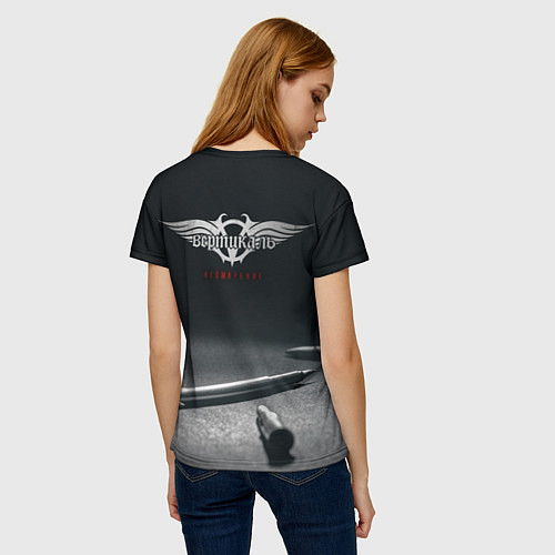 Женская футболка Вертикаль - Несмирение / 3D-принт – фото 4