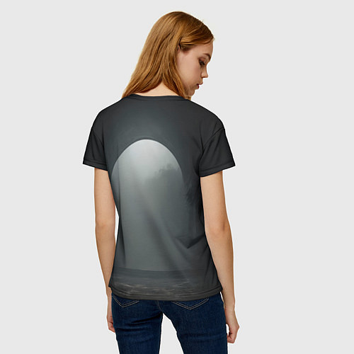 Женская футболка Смертоносный жнец / 3D-принт – фото 4