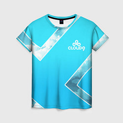 Женская футболка Cloud9 - Форма команды,облака 2024