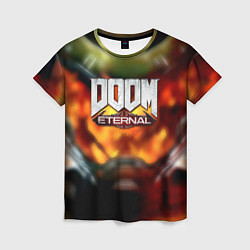 Женская футболка Doom eternal games