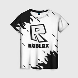 Женская футболка Roblox fire games