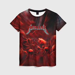 Женская футболка Metallica alboom band