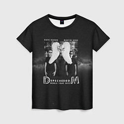 Женская футболка Depeche Mode - Memento mori worldwilde tour