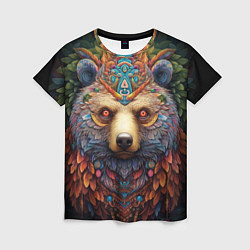 Женская футболка Медведь фентези