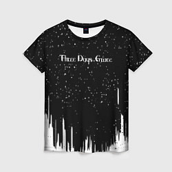Женская футболка Three days grace rock band