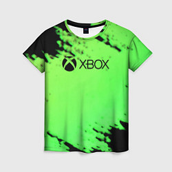 Женская футболка Xbox game pass краски